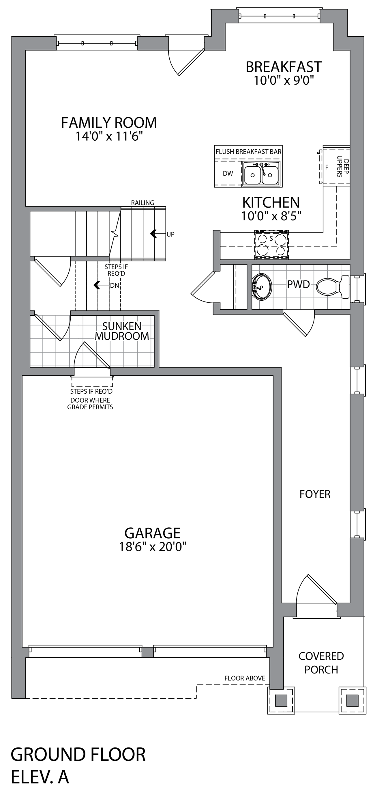 CLOVER MAIN FLOOR plan