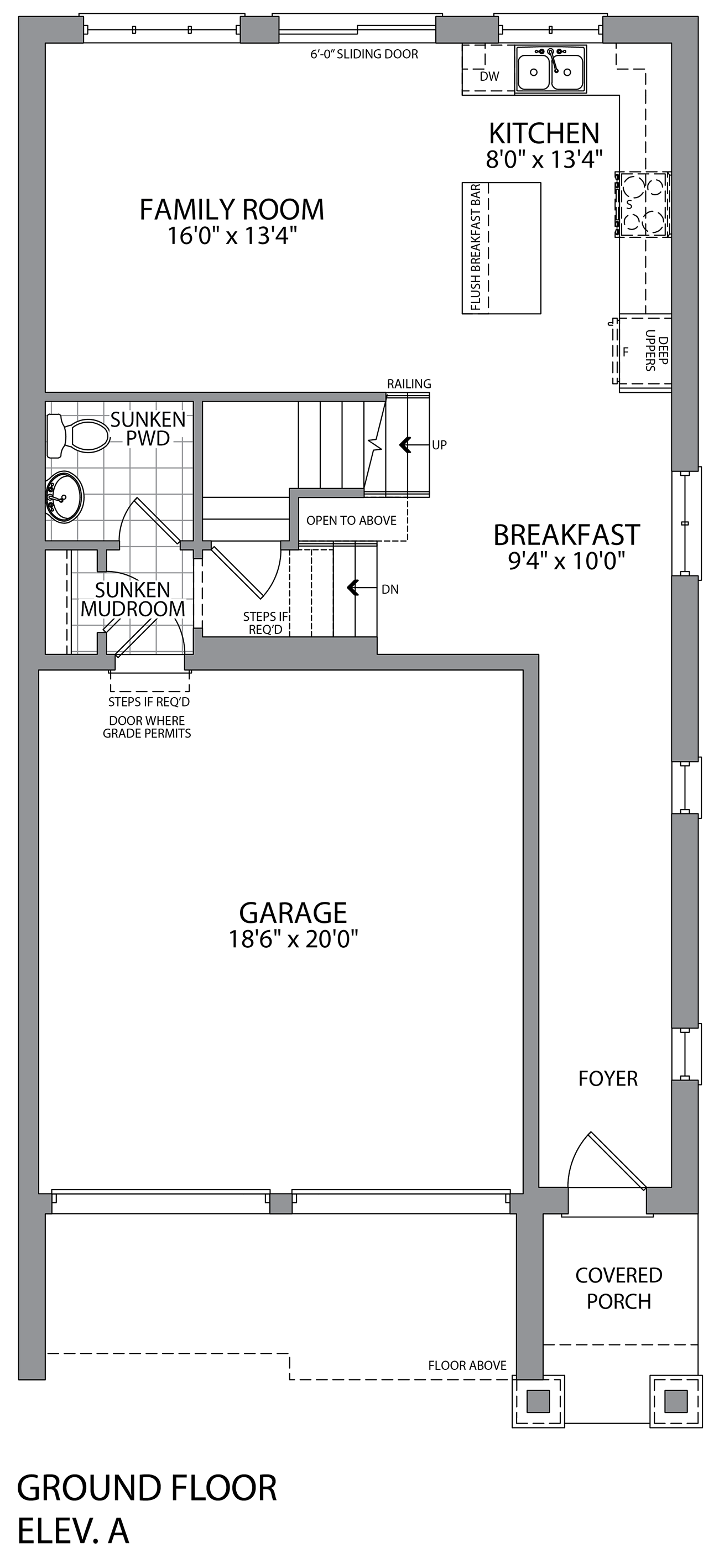 STONECROP MAIN FLOOR plan