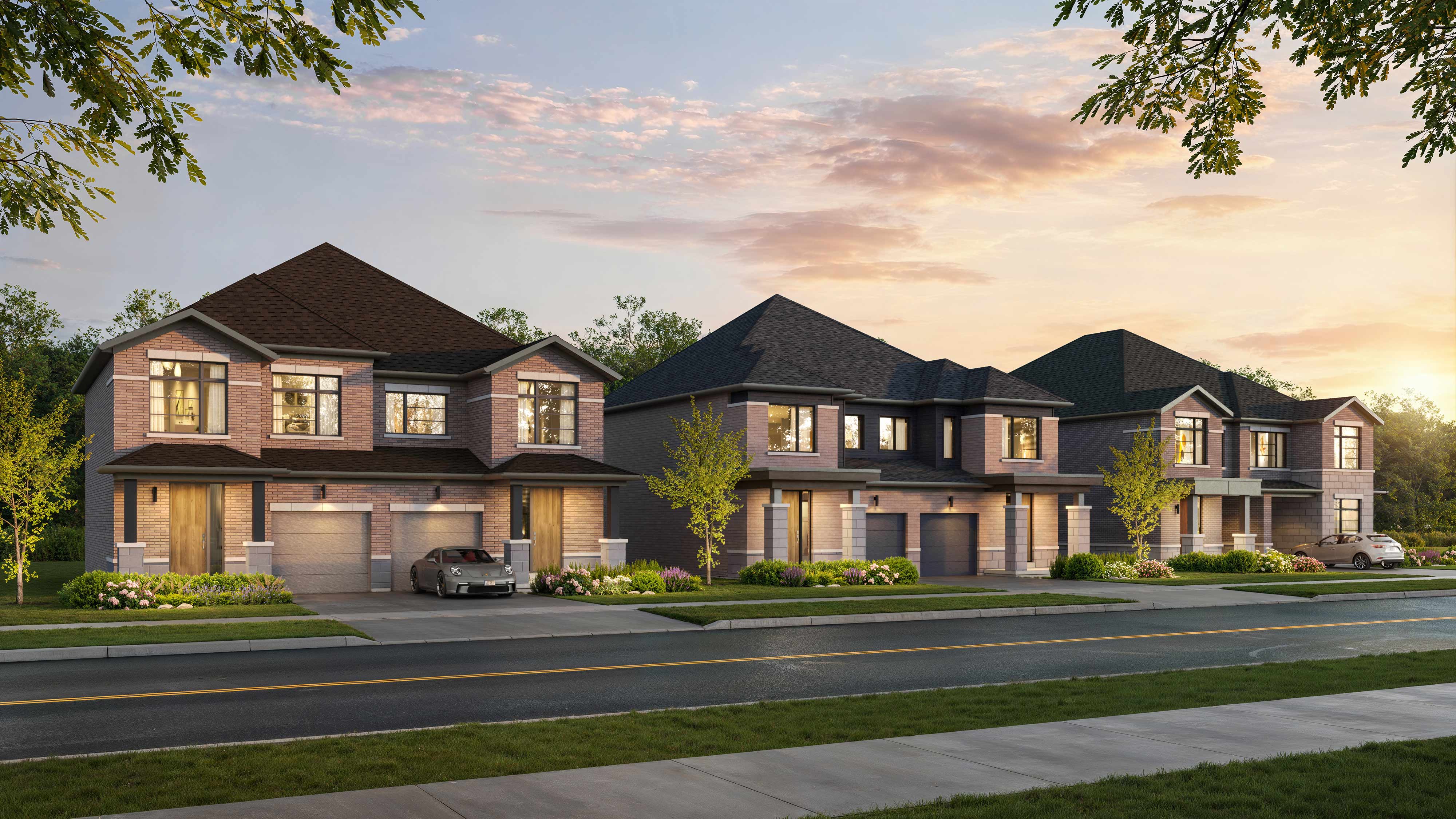 25' semi-detached homes
